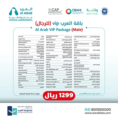 Al Arab VIP Package (Male)
